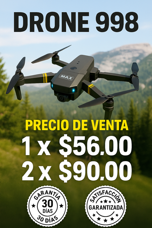 SkyMax – Drone 4K de Alta Estabilidad y Diseño Premium