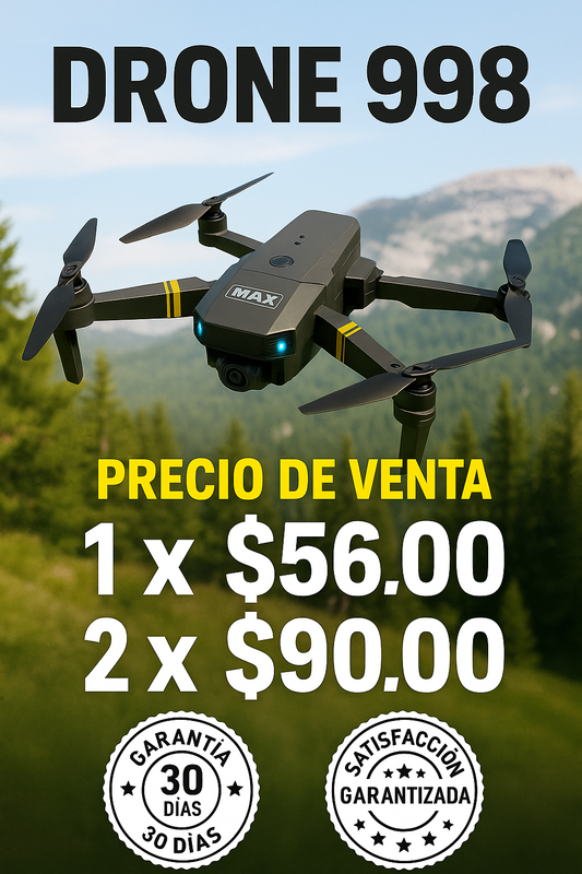 SkyMax – Drone 4K de Alta Estabilidad y Diseño Premium